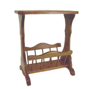 Single Magazine Rack with top
