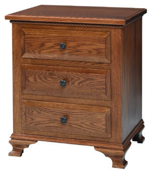 Berkshire 3 Drawer Nightstand