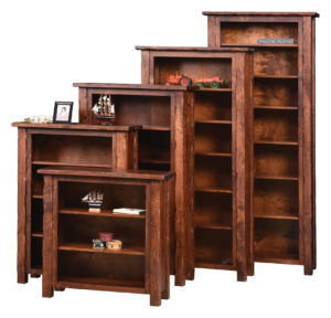 Hand Hewn Bookcase