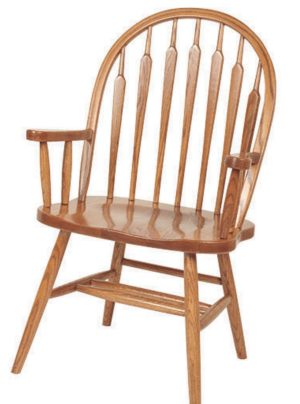 Low Arrow Arm Chair