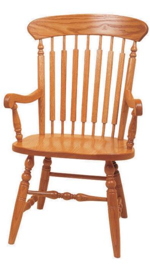 Quaker Bent Arm Chair