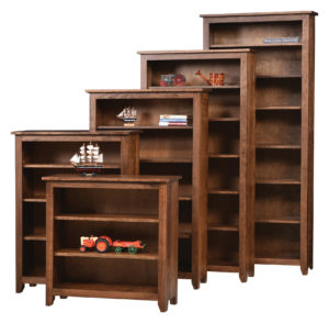 Modern Mission Open Bookcase 36"W