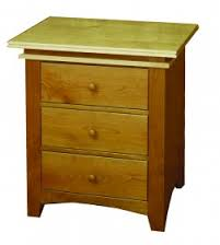 VHF Maple Creek 3 Drawer Nightstand