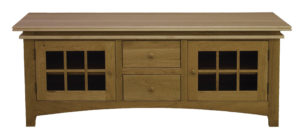 VHF Maple Creek TV Stand with 2 Doors and 2 Drawers