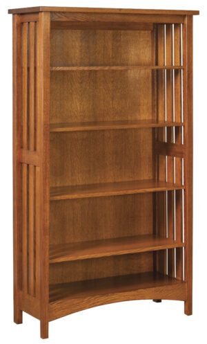 ESWC Arts and Crafts 38-inch wide Shelf Slat Bookcase