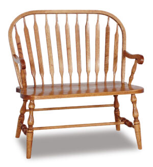 AJ Bent Feather Bow Bench without Storage