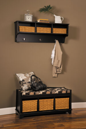 AJ Lattice Weave Cubby Shelf