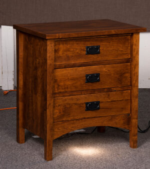 ESWC Arts and Crafts Mission 3-Drawer Nightstand