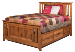 ESWC Berwick Slat Panel Bed Combo with Storage