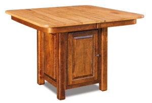 Shiloh Pub Table w/ 2 doors & 2 adj shelves