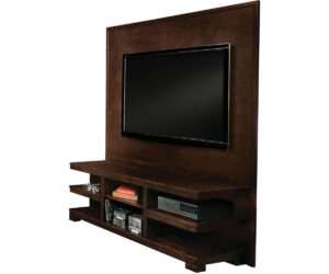 PARKWOOD ENTERTAINMENT CENTER WITH HIGH BACK