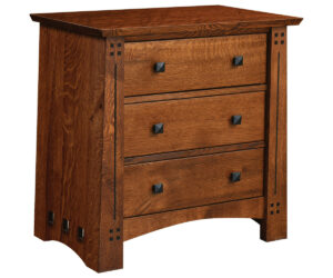 OLDE TOWN MISSION 3 DRAWER NIGHT STAND