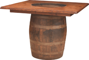 PLAIN BARREL TABLE