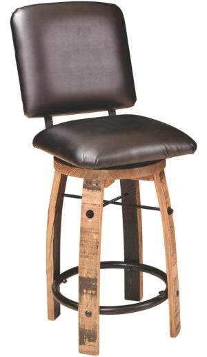 BAR STOOL cushioned seat & back