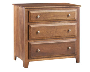 Traditional 3-Drawer Nightstand